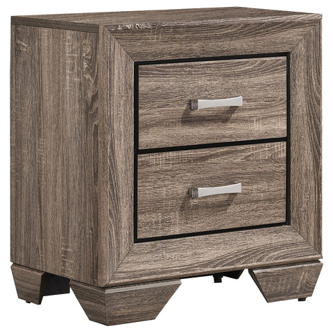 Cyclamen 4-piece Queen Bedroom Set Washed Taupe