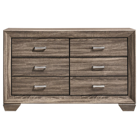Cyclamen 5-piece Queen Bedroom Set Washed Taupe