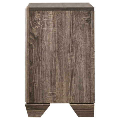 Danika 2-drawer Nightstand Washed TaupeWashed Taupe