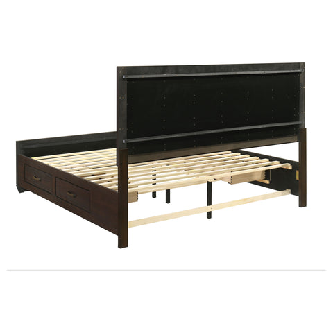 Danika 5-piece Eastern King Bedroom Set Dark CocoaDark Cocoa