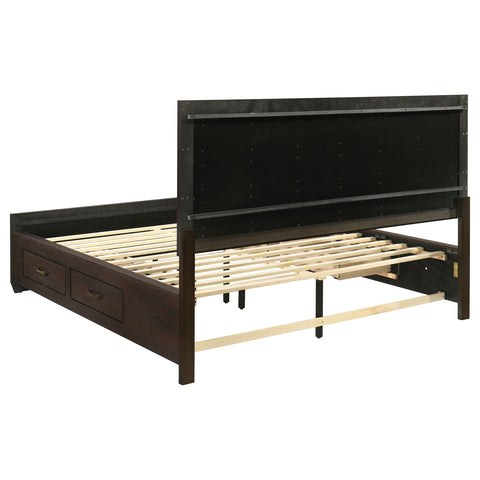 Danika 4-piece California King Bedroom Set Dark CocoaDark Cocoa