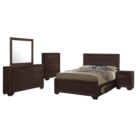 Danika 5-piece Queen Bedroom Set Dark CocoaDark Cocoa