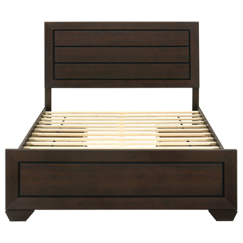 Danika Wood Queen Storage Panel Bed Dark CocoaDark Cocoa