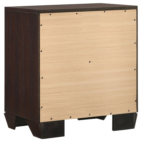 Cyclamen 5-piece Eastern King Bedroom Set Dark Cocoa