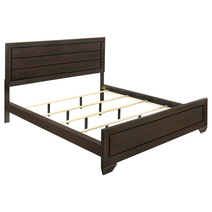 Cyclamen 4-piece California King Bedroom Set Dark Cocoa