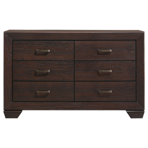 Cyclamen 4-piece California King Bedroom Set Dark Cocoa