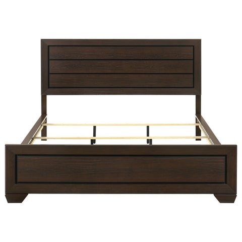 Danika Wood California King Panel Bed Dark CocoaDark Cocoa