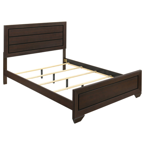 Danika Wood Queen Panel Bed Dark CocoaDark Cocoa