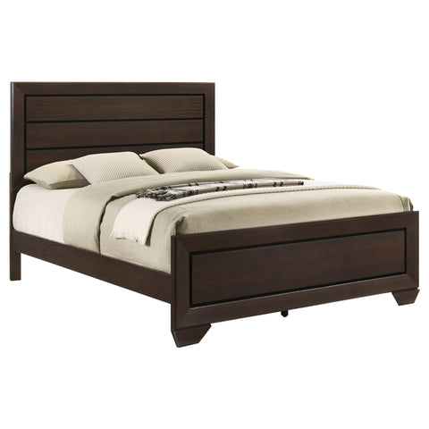 Danika Wood Queen Panel Bed Dark CocoaDark Cocoa