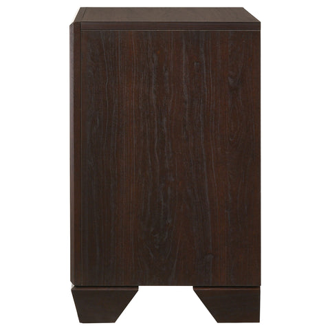 Danika 2-drawer Nightstand Dark CocoaDark Cocoa