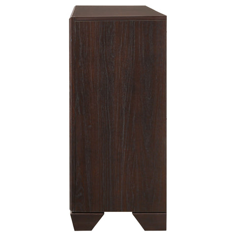Danika 6-drawer Dresser Dark CocoaDark Cocoa