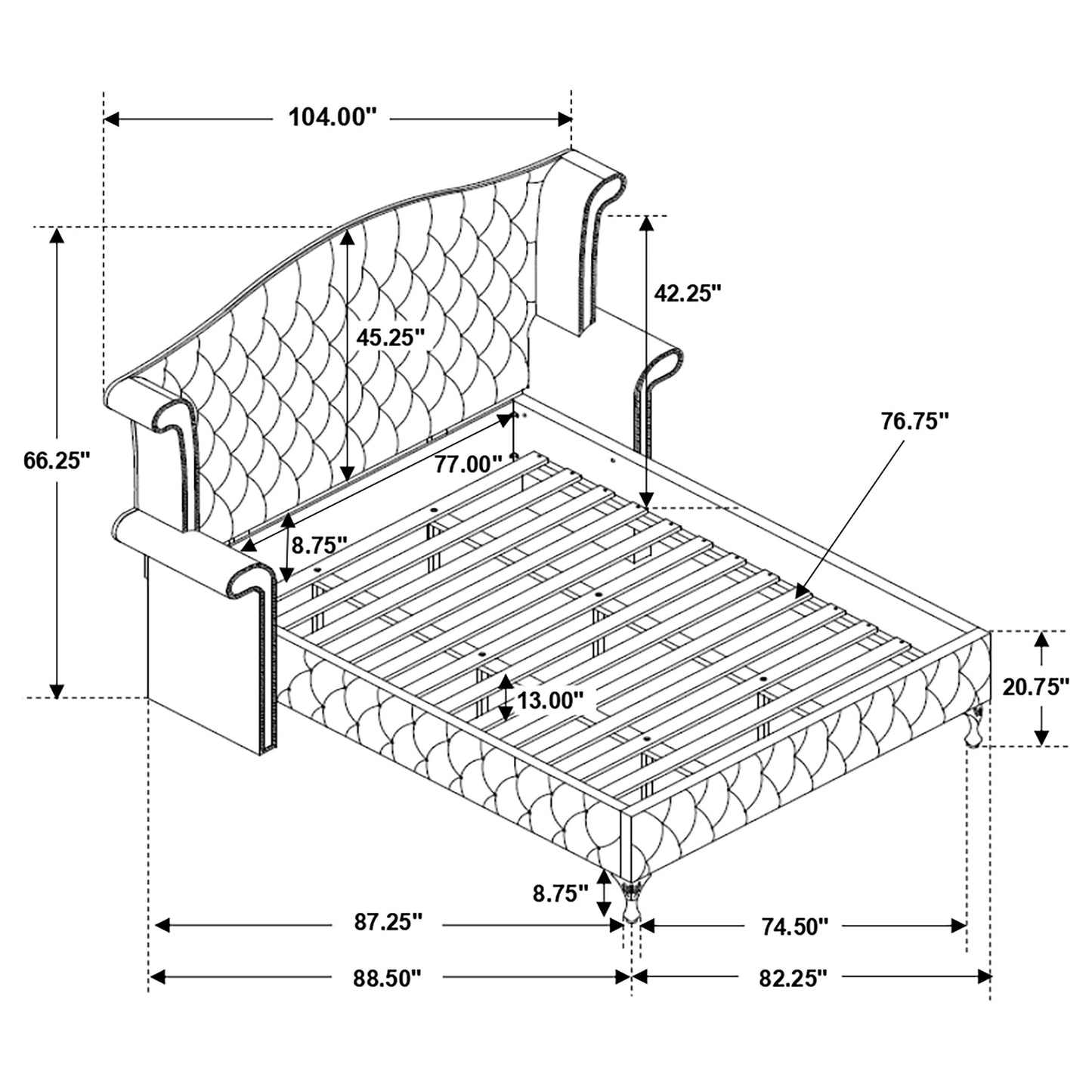 eastern king bed