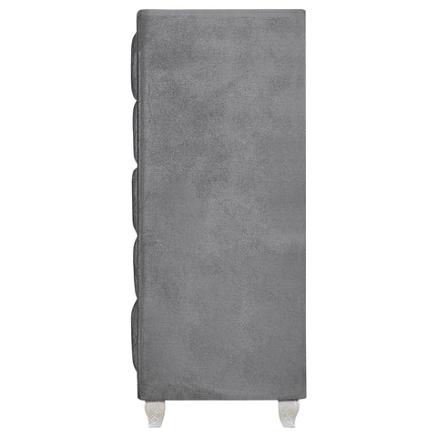 Colleen 5-drawer Bedroom Chest GreyGrey
