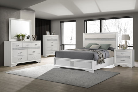 Olvera 5-piece Queen Bedroom Set WhiteWhite
