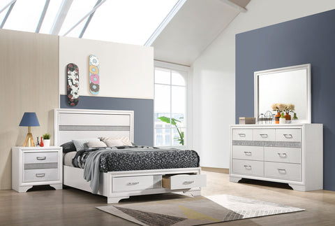 Narcissa 4-piece Full Bedroom Set White