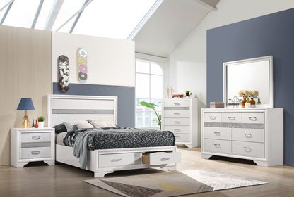 Narcissa 5-piece Full Bedroom Set White