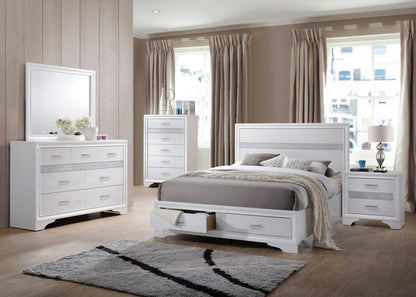 Narcissa 5-piece California King Bedroom Set White
