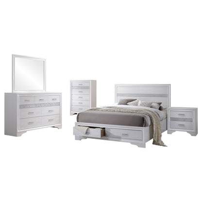 Narcissa 5-piece California King Bedroom Set White