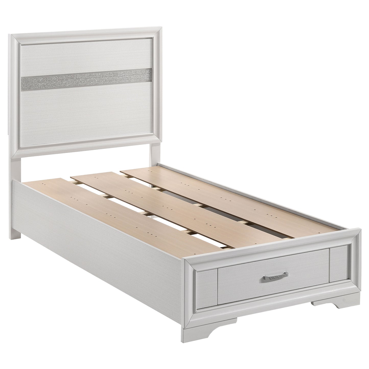 twin storage bed