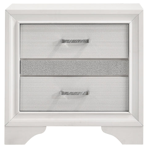 Olvera 2-drawer Nightstand WhiteWhite