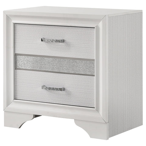 Olvera 2-drawer Nightstand WhiteWhite
