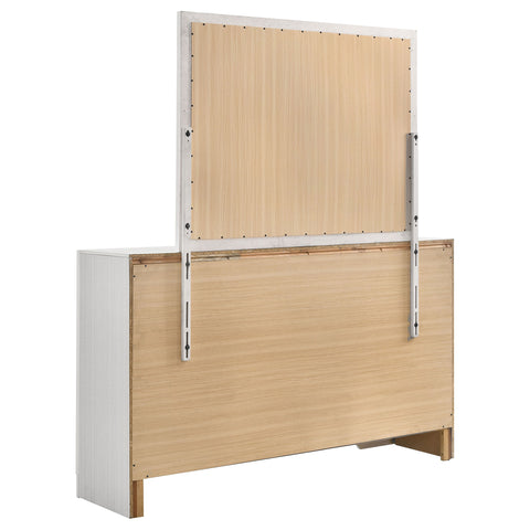 Olvera 7-drawer Dresser with Mirror WhiteWhite