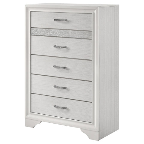 Olvera 5-drawer Bedroom Chest WhiteWhite