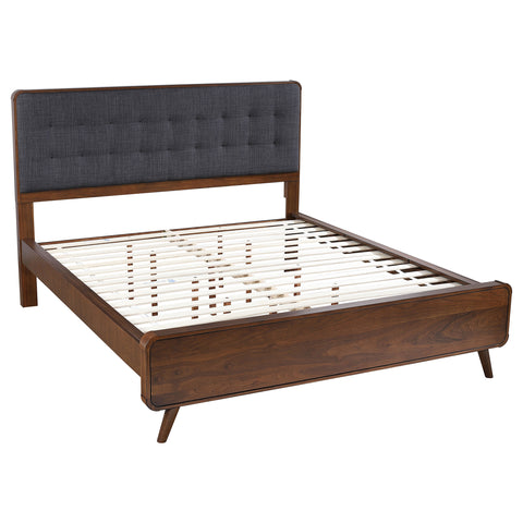 Lixue 5-piece California King Bedroom Set Dark WalnutDark Walnut