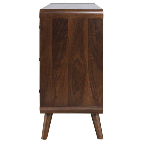Lixue 6-drawer Dresser Dark WalnutDark Walnut