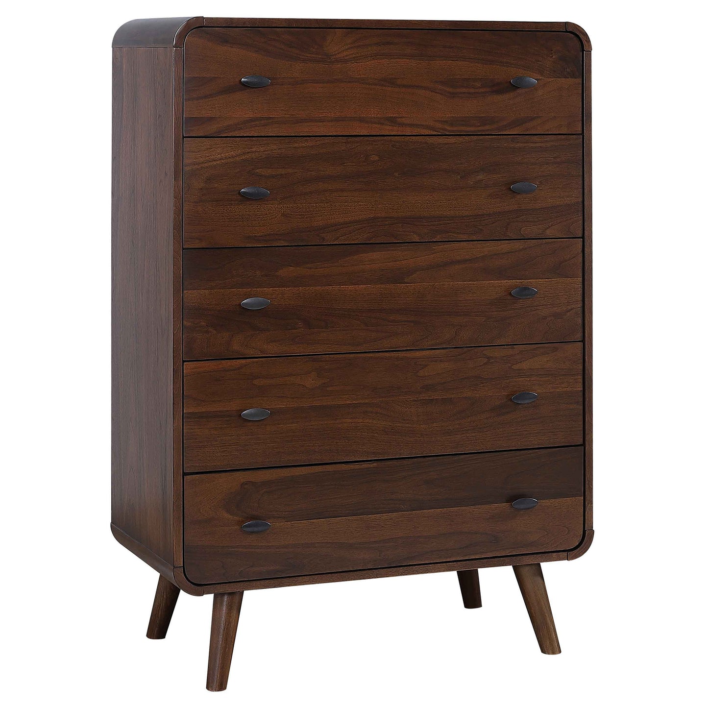 lixue 5-drawer bedroom chest dark walnutdark walnut