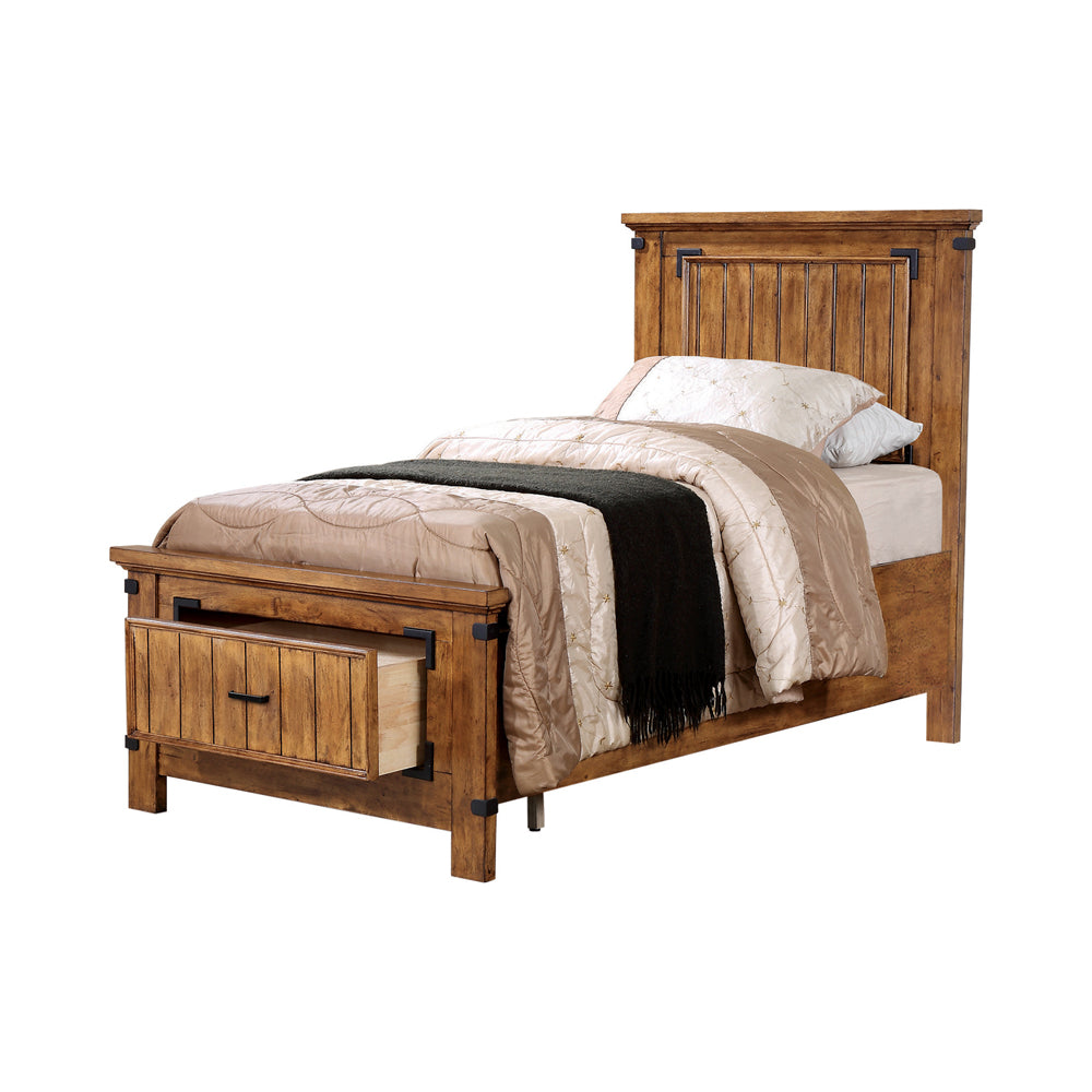 twin storage bed