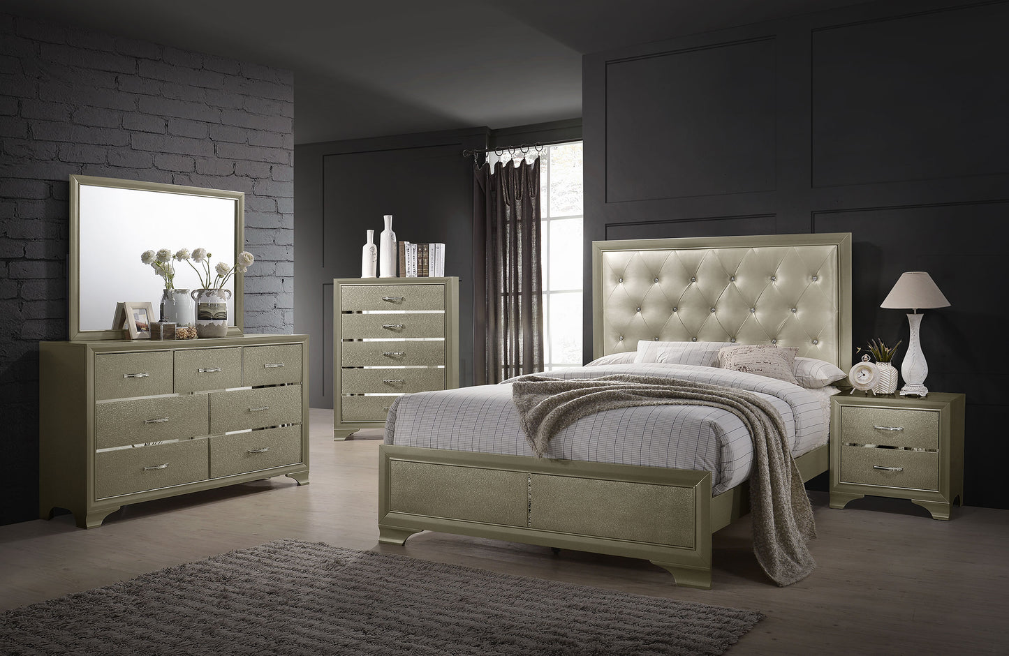 queen bed 4 pc set