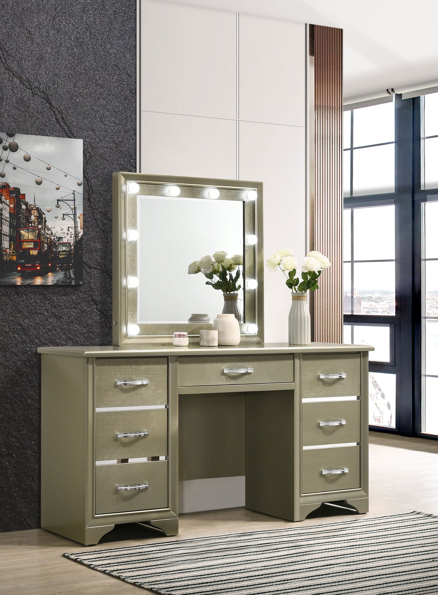 vanity table & mirror