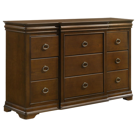 Kaelyn 5-piece Eastern King Bedroom Set Brown Cherry