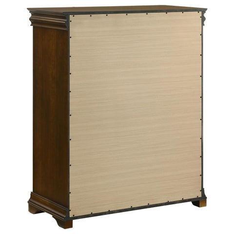 Kaelyn 5-piece Eastern King Bedroom Set Brown Cherry