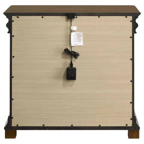 Kaelyn 2-drawer Nightstand Bedside Table Brown Cherry