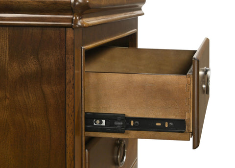 Kaelyn 2-drawer Nightstand Bedside Table Brown Cherry