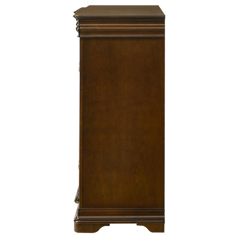 Kaelyn 9-drawer Bedroom Dresser Cabinet Brown Cherry