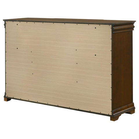 Kaelyn 9-drawer Bedroom Dresser Cabinet Brown Cherry
