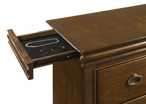 Kaelyn 9-drawer Bedroom Dresser Cabinet Brown Cherry