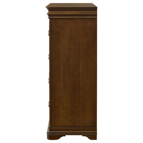 Kaelyn 4-drawer Bedroom Chest of Drawers Brown Cherry