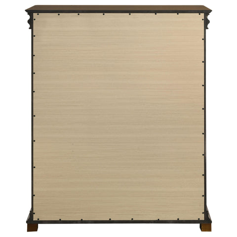 Kaelyn 4-drawer Bedroom Chest of Drawers Brown Cherry