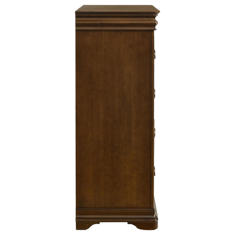 Kaelyn 4-drawer Bedroom Chest of Drawers Brown Cherry