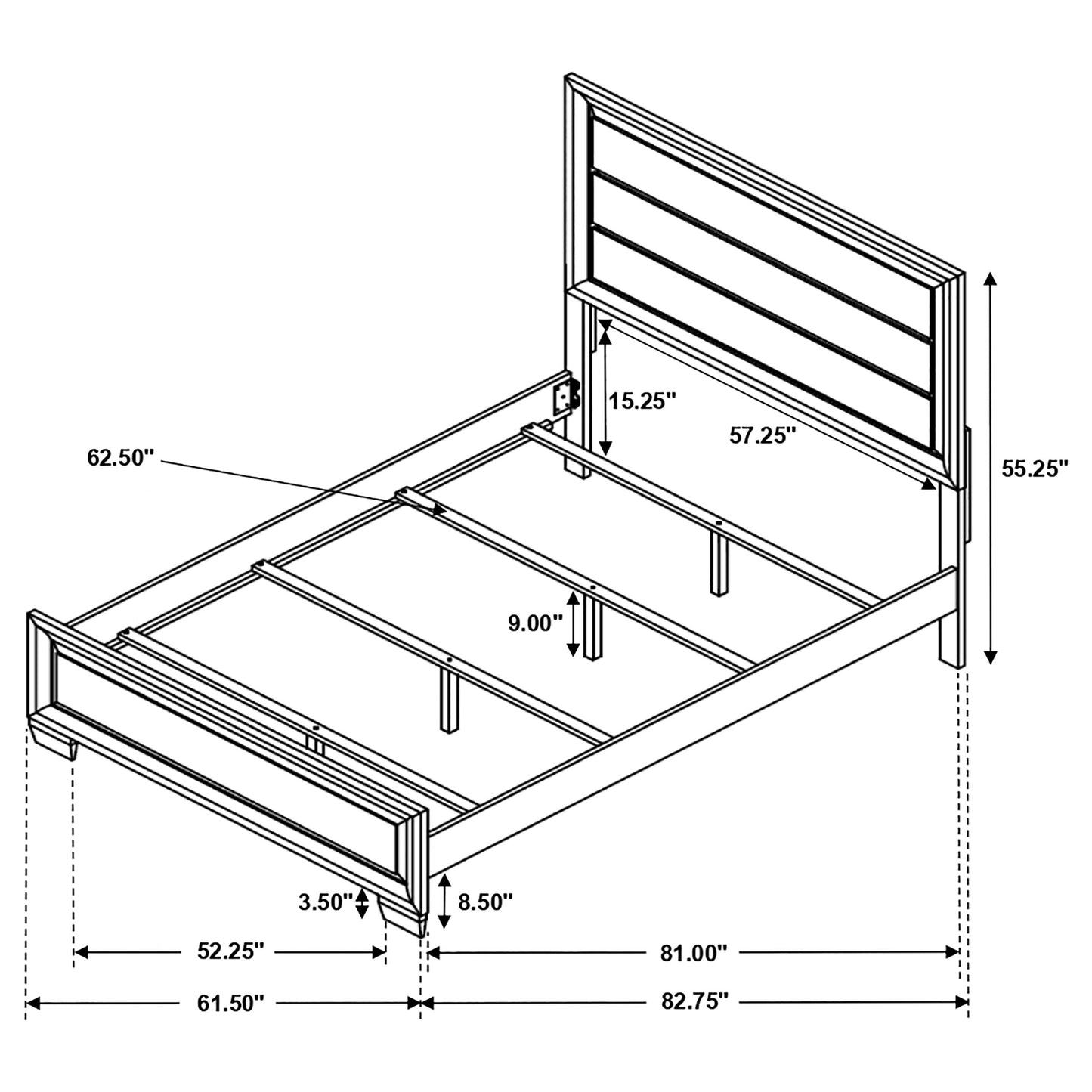 queen bed