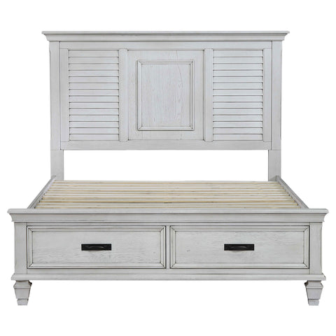 O'Malley 5-piece Eastern King Bedroom Set Distressed WhiteDistressed White
