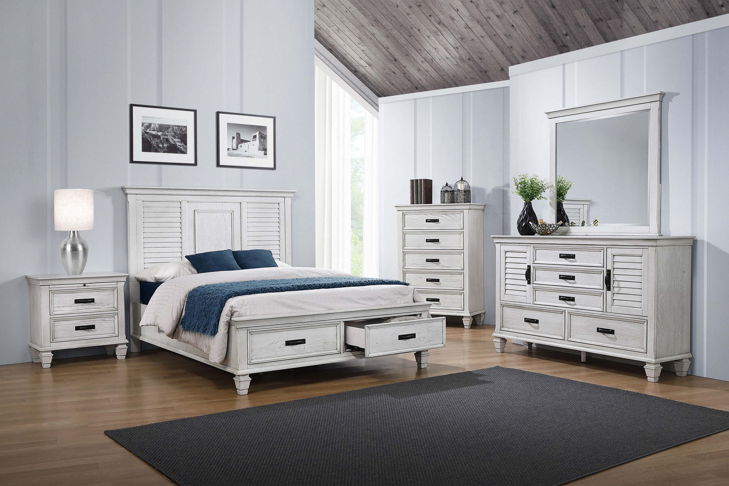 eastern king storage bed