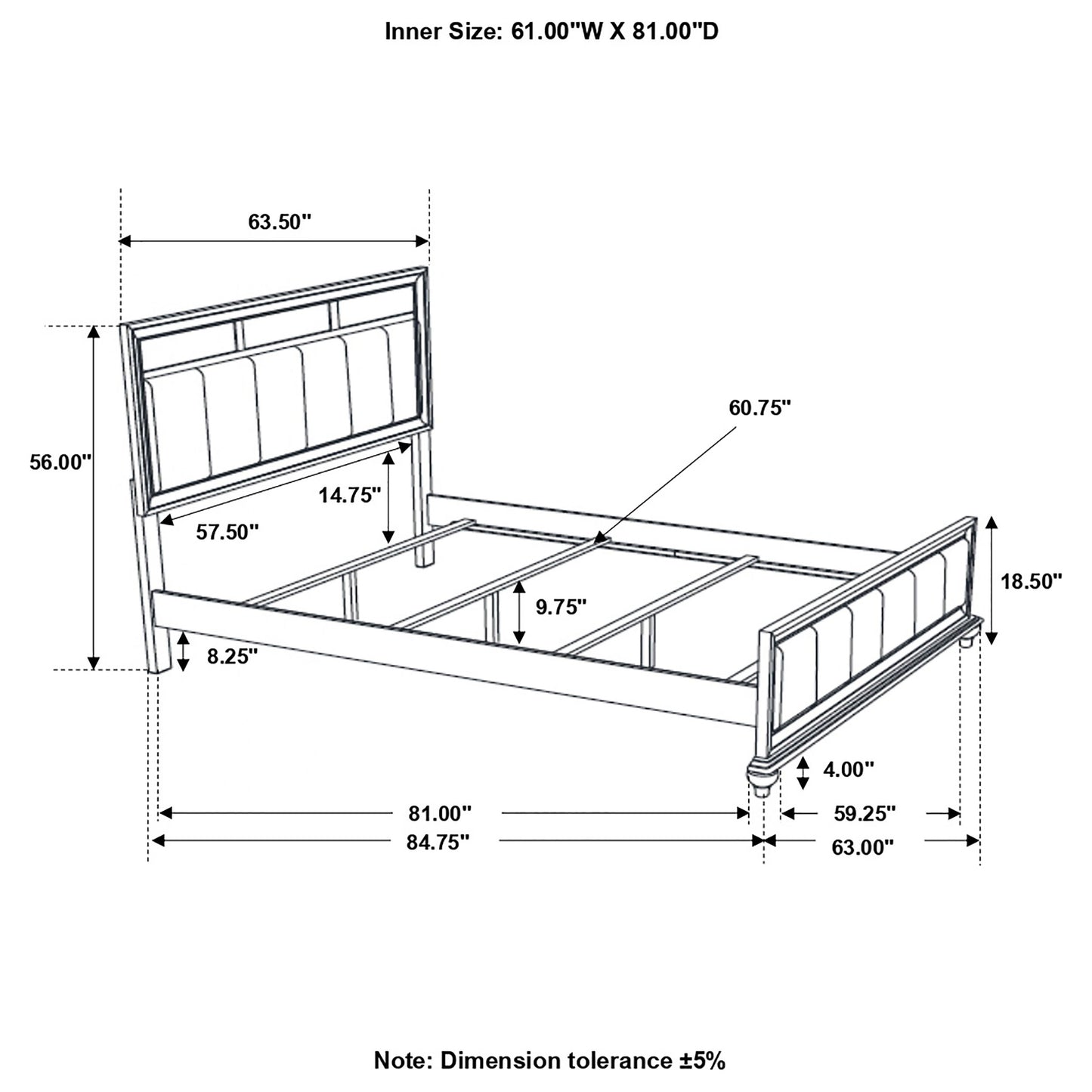 queen bed