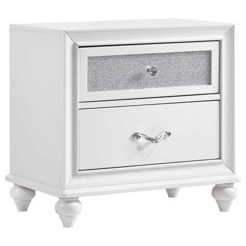 Percy 2-drawer Nightstand WhiteWhite