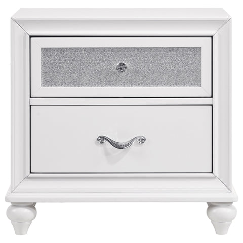 Percy 2-drawer Nightstand WhiteWhite