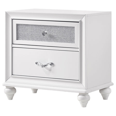 Percy 2-drawer Nightstand WhiteWhite